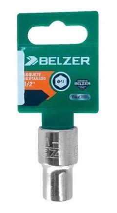 SOQUETE SEXTAVADO 1/2 BELZER 12MM