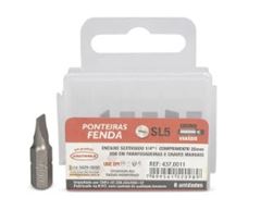 JOGO DE BITS FENDA  SL5 X 50MM C/ 6UND