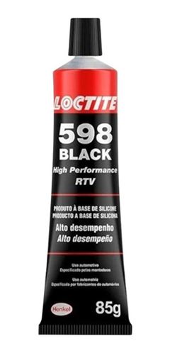SILICONE COLA ADESIVO 598 BLACK 85G