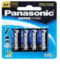 PILHA PANASONIC SPEC HYP PQ 3SHS 4P