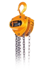 TALHA MANUAL DE CORRENTE CAPACIDADE 1,5 TONELADA  ELEVAÇÃO 5 METROS  SERIE CB3 - KITO CB015